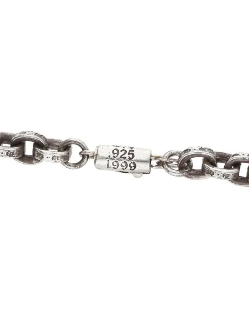 Chrome Hearts Paper Chain 24 Silver Necklace